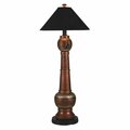 Brilliantbulb Concepts  Phoenix Copper Outdoor Floor Lamp  with Black Sunbrella Shade BR439048